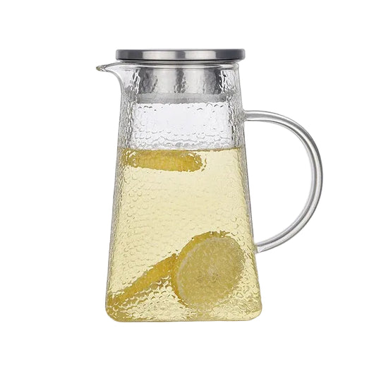 Tekanne i Glass med Filter for Te og Kaffe Moderne Design 0