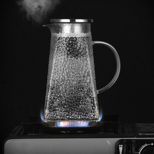 Tekanne i Glass med Filter for Te og Kaffe Moderne Design 1