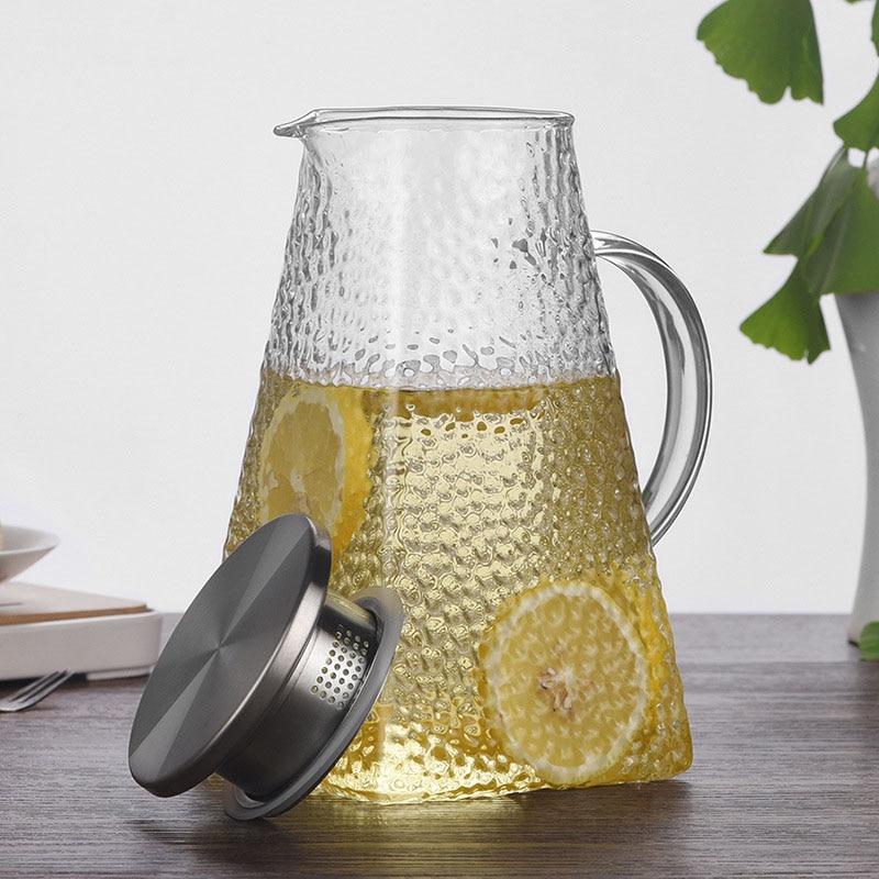 Tekanne i Glass med Filter for Te og Kaffe Moderne Design 2