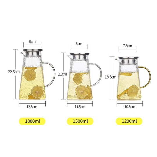 Tekanne i Glass med Filter for Te og Kaffe Moderne Design 5