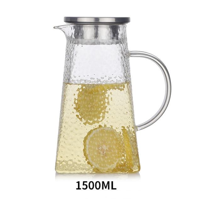 Tekanne i Glass med Filter for Te og Kaffe Moderne Design 7