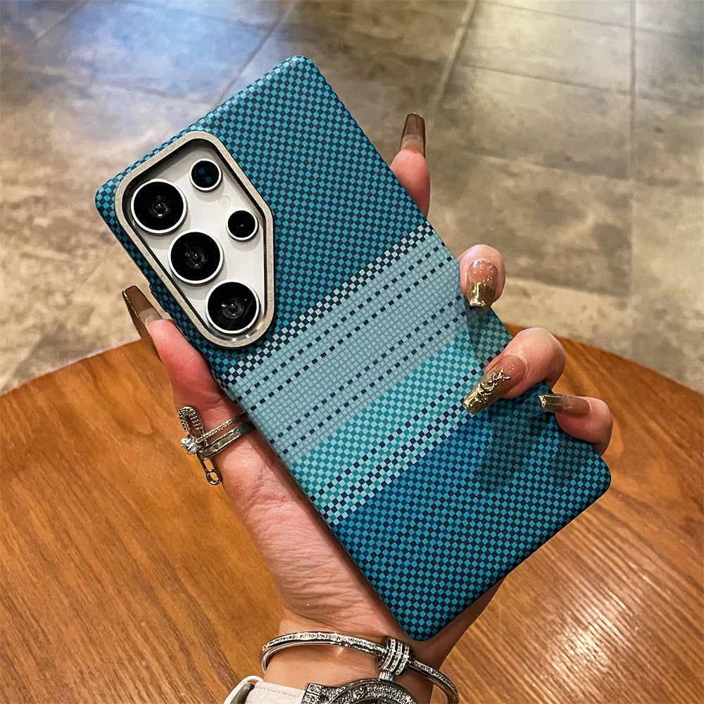 Telefondeksel til Samsung Galaxy S25/S26 Ultra Fargerik Stripete Design 9