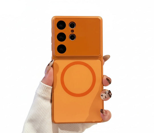 Telefonveske for Samsung Galaxy S23 S24 S25 S26 Ultra med Magnetisk Lader 0