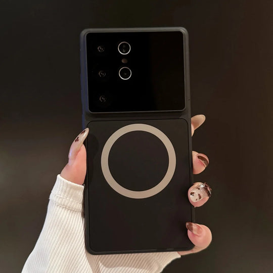 Telefonveske for Samsung Galaxy S23 S24 S25 S26 Ultra med Magnetisk Lader 6