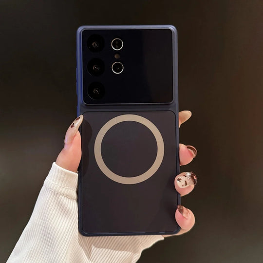 Telefonveske for Samsung Galaxy S23 S24 S25 S26 Ultra med Magnetisk Lader 8