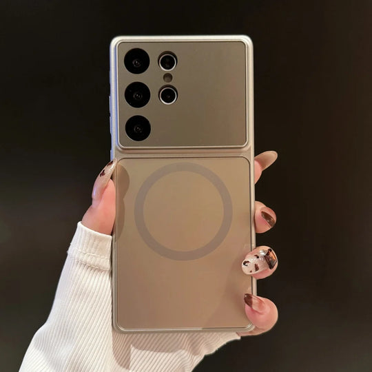 Telefonveske for Samsung Galaxy S23 S24 S25 S26 Ultra med Magnetisk Lader 9