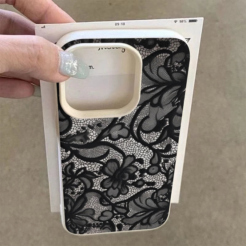 Telefonveske for iPhone med blondemønster 1