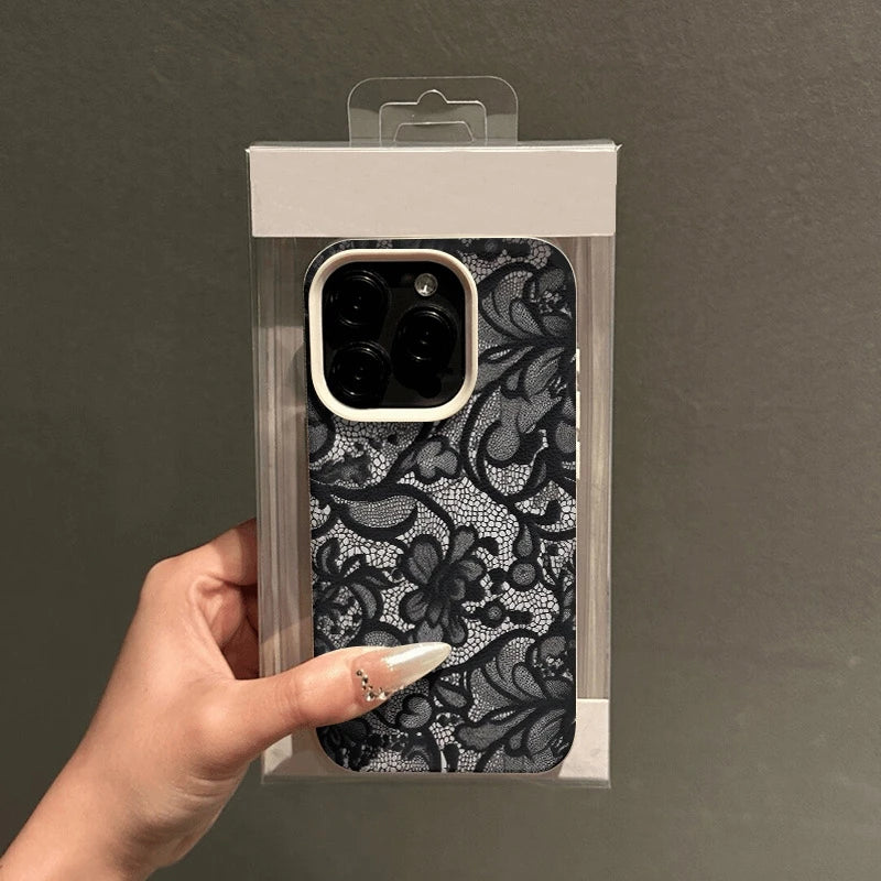 Telefonveske for iPhone med blondemønster 3