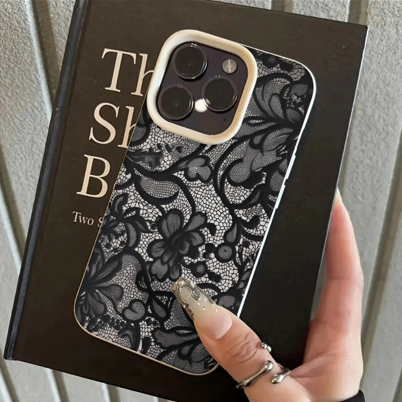 Telefonveske for iPhone med blondemønster 5