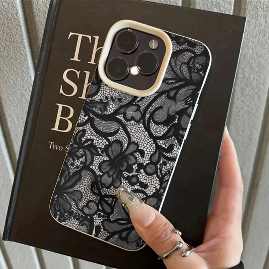 Telefonveske for iPhone med blondemønster 5