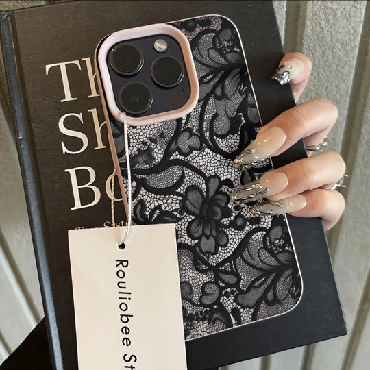 Telefonveske for iPhone med blondemønster 6