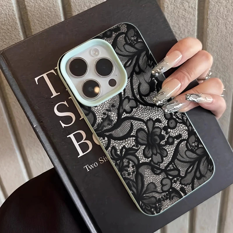 Telefonveske for iPhone med blondemønster 8