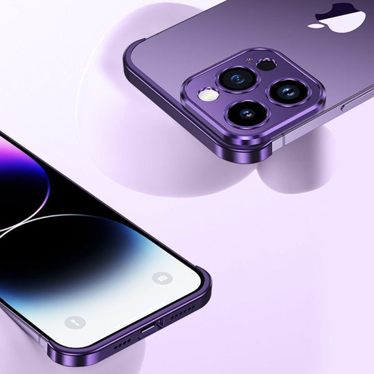 Telefonveske for iPhone og Android Ultrathin Metall Beskyttelse 5