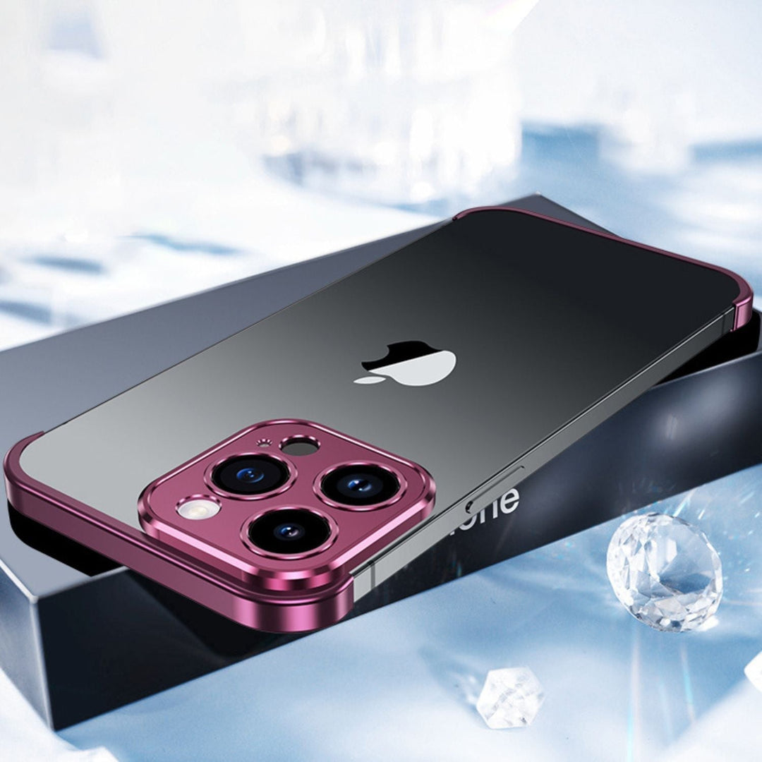 Telefonveske for iPhone og Android Ultrathin Metall Beskyttelse 9