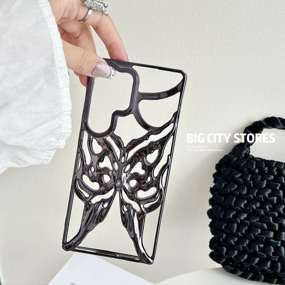 Telefonveske med 3D Sommerfugldesign for Samsung Galaxy 7