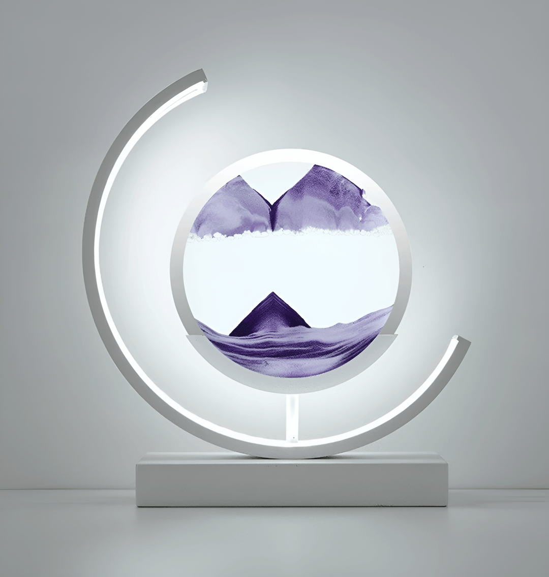 Timeglasslampe med Chic Sanddesign 3