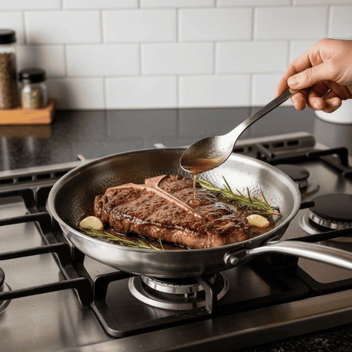 Titan Premium Stekepanne med Rask Varmefordeling 1