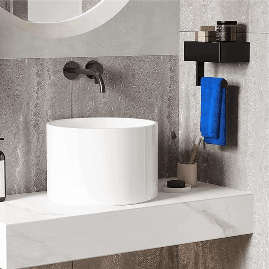 Toalettpapirholder med Oppbevaringsrom for Badet - Moderne Design og Multifunksjonell Funksjonalitet 3