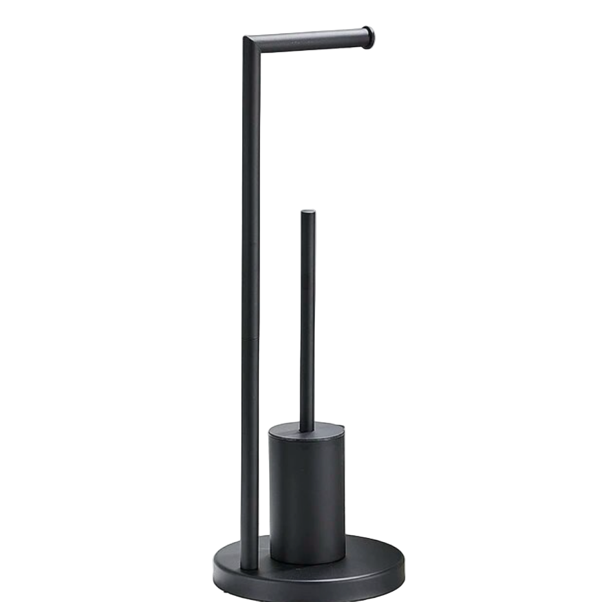 Toalettrullholder med Integrert Børste for Bad 0