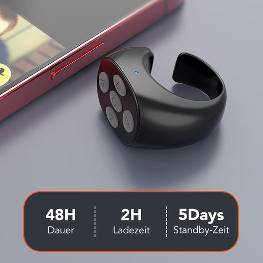 Trådløs Bluetooth Fjernkontroll Ring 6