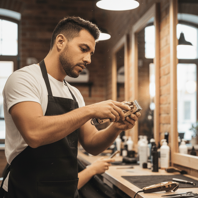 Trådløs Hårtrimmer og Barbermaskin 3-i-1 for Menn 5