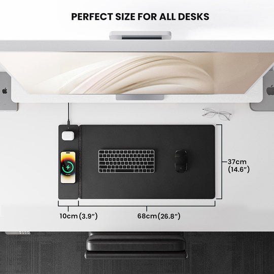 Trådløs Ladepute for Skrivebord med Vendbar Design 5