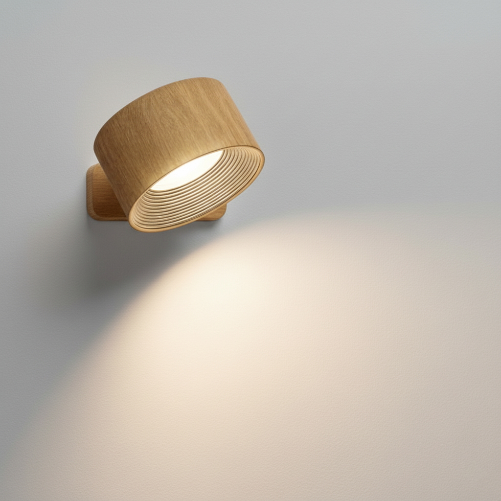 Trådløs Vegglampe Justerbar 360° Moderne Design 1