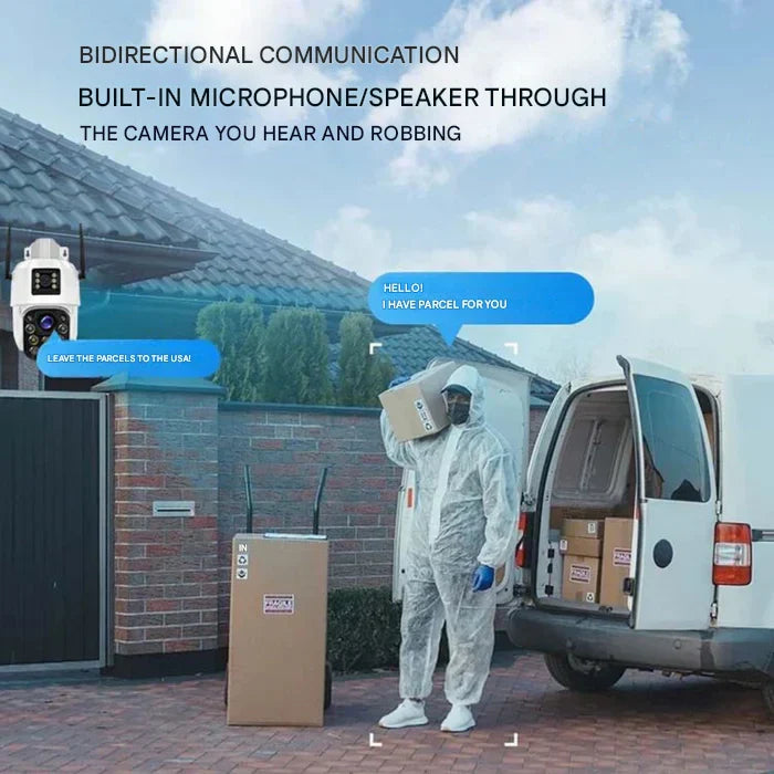 Trådløst Sikkerhetskamera 4K med Solcellepanel 4