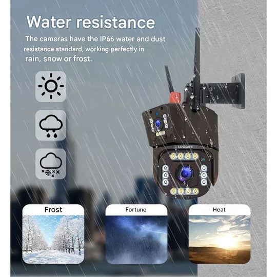 Trådløst Sikkerhetskamera 4K med Solcellepanel 7