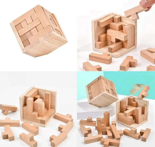 Tre Puslespill for Barn og Voksne Kreativ Utfordring 54 Biter 3