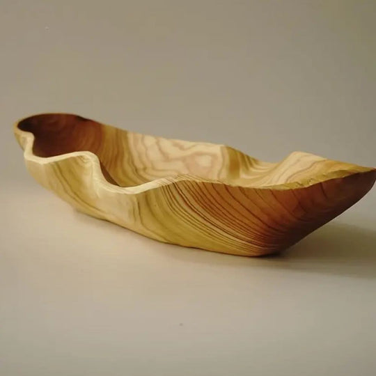 Trebrett med Buet Design for Servering 1
