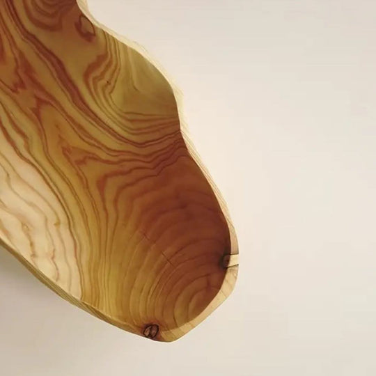Trebrett med Buet Design for Servering 5