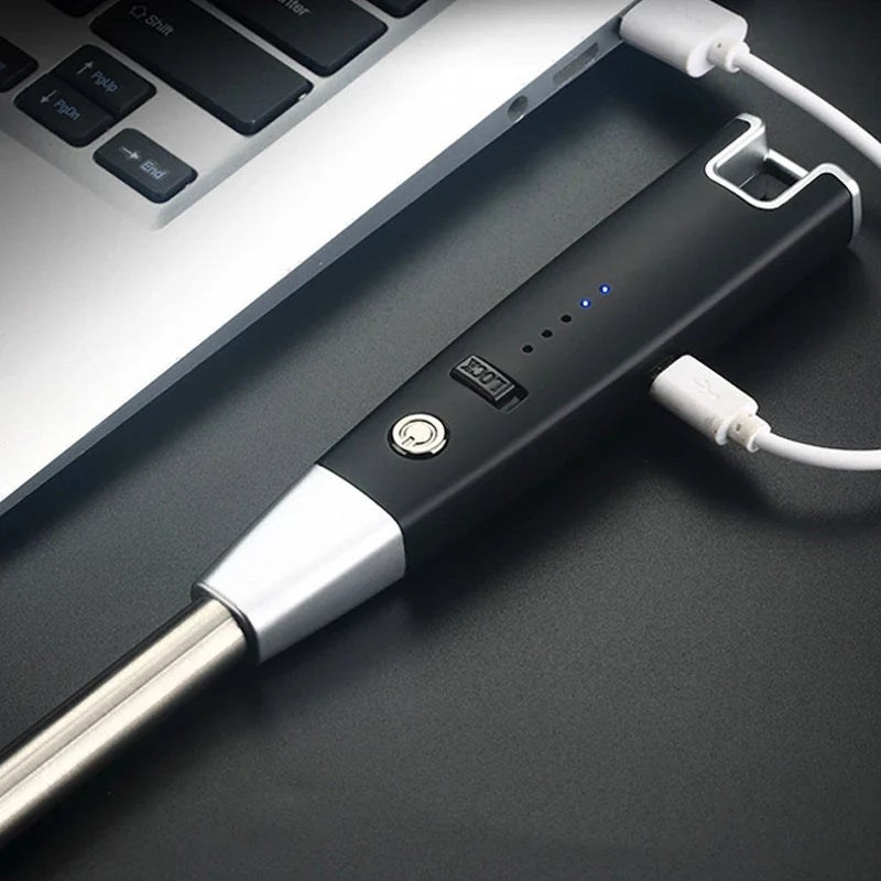 USB Oppladbar Elektrisk Lighter Vindtett For Utendørsbruk 1