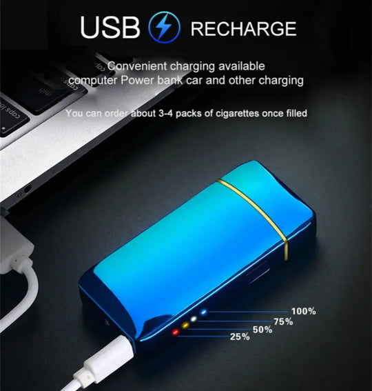 USB Oppladbar Plasmalighter – Vindbestandig Design 3