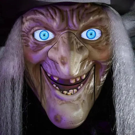 Uhyggelig Flygende Heks Halloween Dekorasjon 2