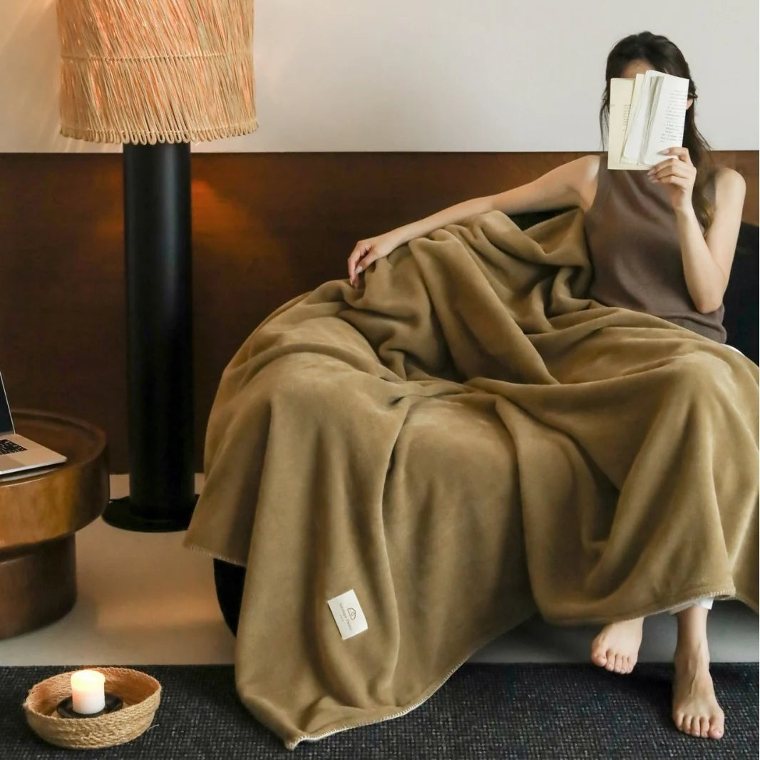 Ullteppe ensfarget klassisk design 6