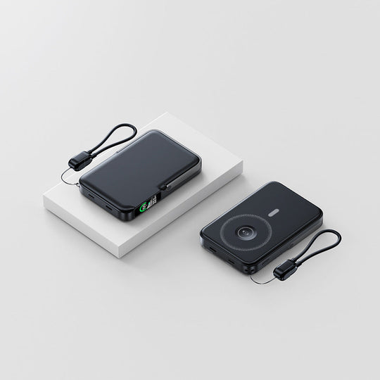 Ultralett Powerbank med LED-display og hurtiglading for menn og kvinner 0