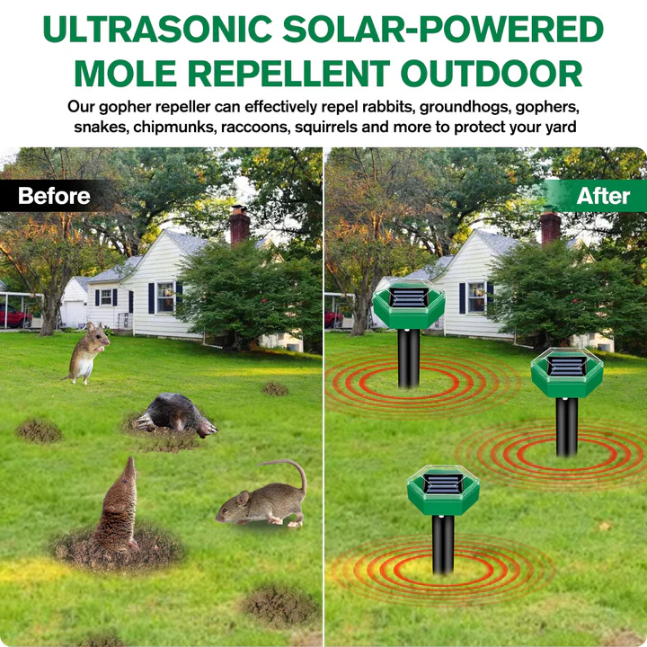 Ultrasonisk Føflekkrepellent 4-Pack 1