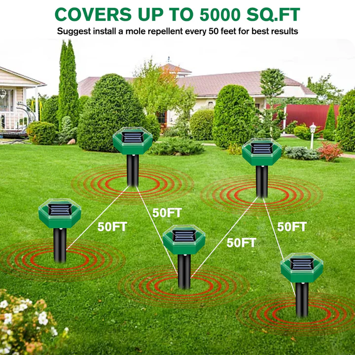 Ultrasonisk Føflekkrepellent 4-Pack 2