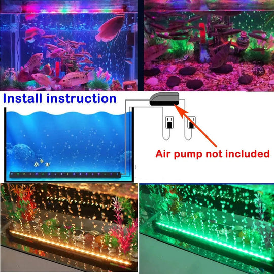 Undervanns LED Lampe til Akvarium med Fargeveksling 4