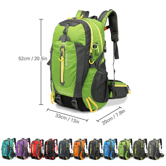 Unisex 40L Vanntett Reiseryggsekk for Camping og Vandring 3