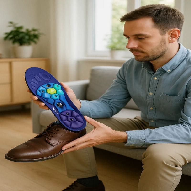 Unisex Akupressur Innleggssåler for Balanse og Komfort 2