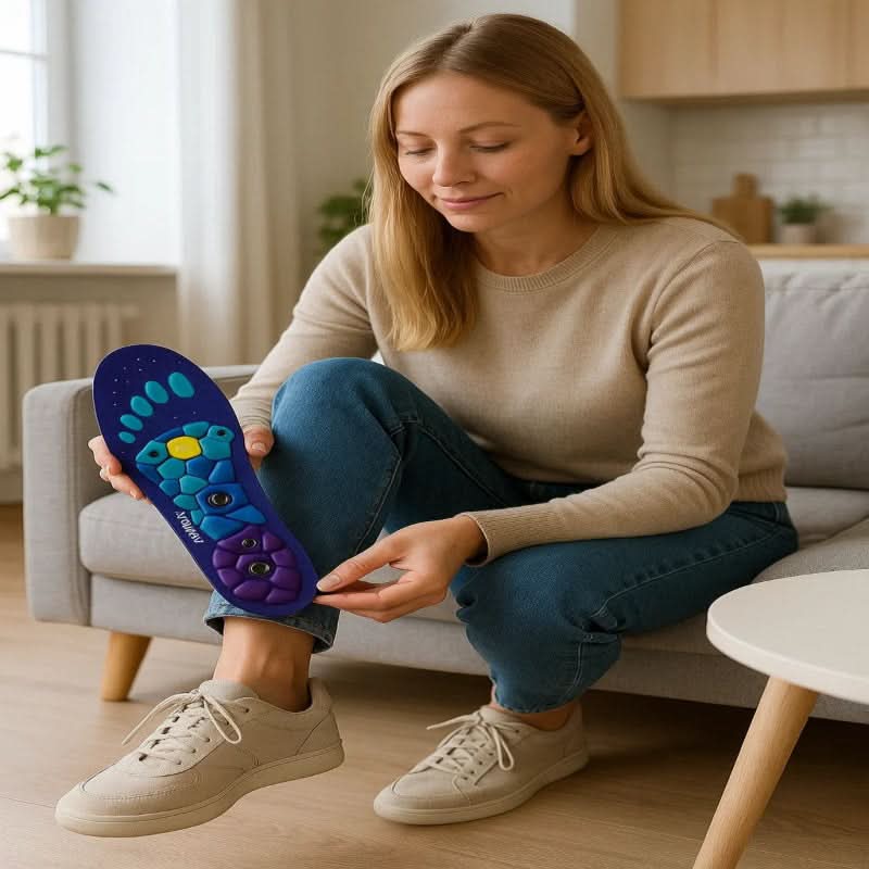 Unisex Akupressur Innleggssåler for Balanse og Komfort 3