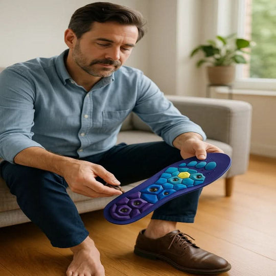 Unisex Akupressur Innleggssåler for Balanse og Komfort 4