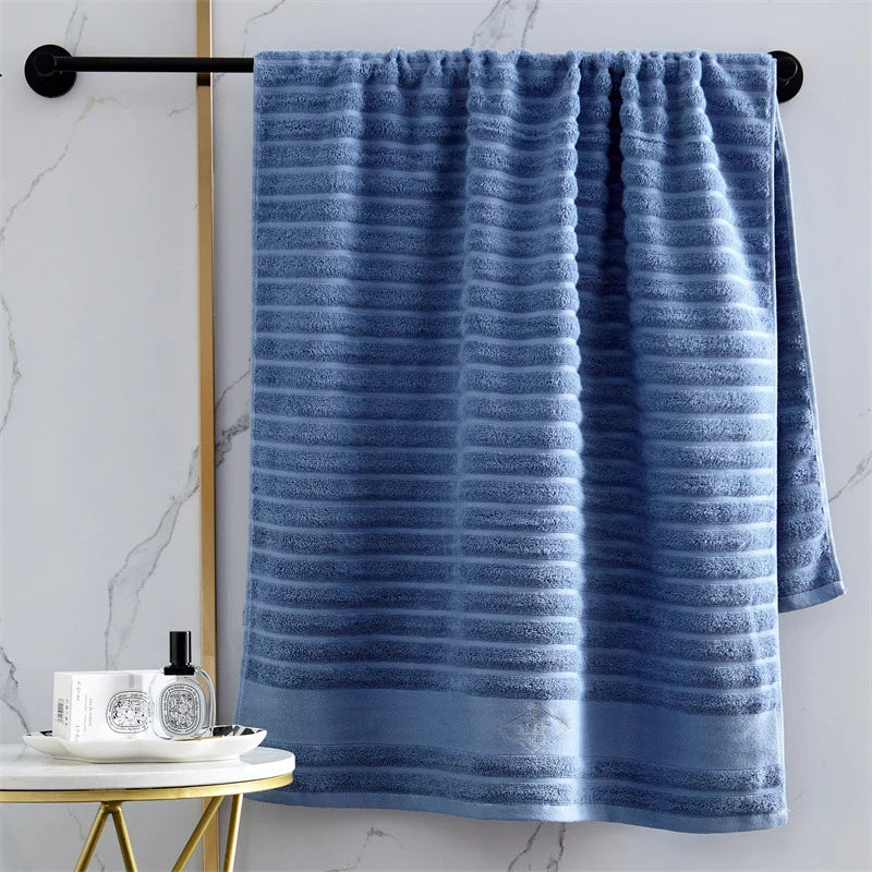 Unisex Badehåndkle med Ribbet Tekstur 0