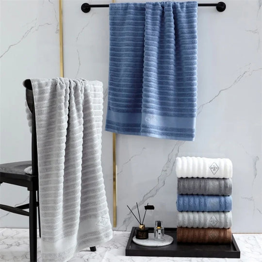 Unisex Badehåndkle med Ribbet Tekstur 2