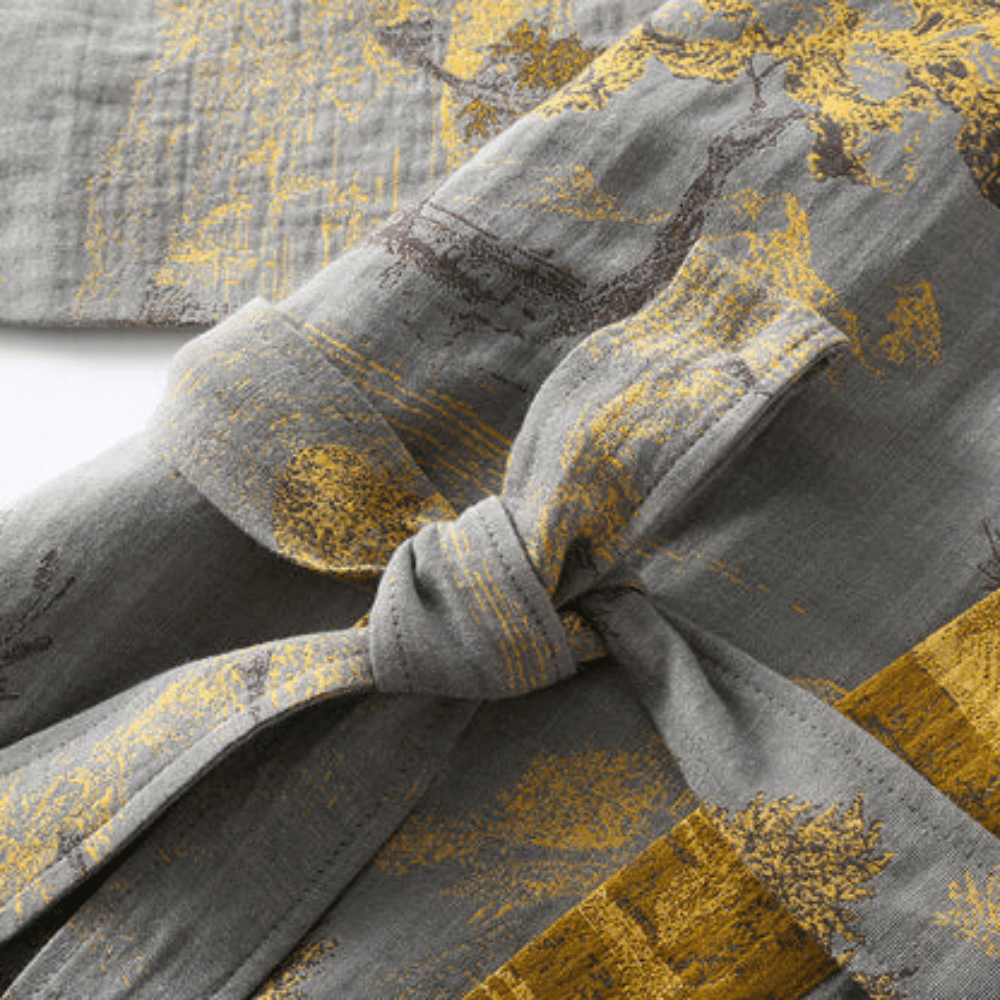 Unisex Badekåpe Kimono Retro Stil 3