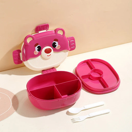 Unisex Bento-lunsjboks med Dyremotiv og Flere Rom 4