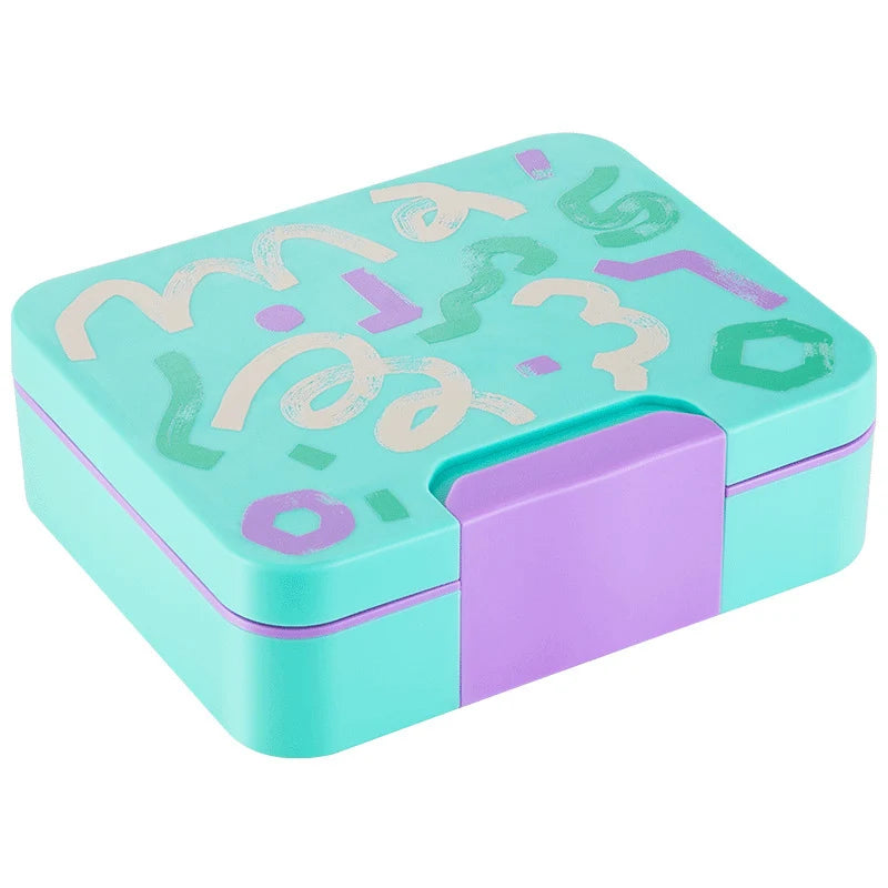 Unisex Bento-lunsjboks med Flere Rom og Fargerik Design 2