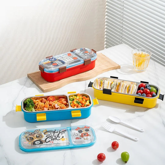 Unisex Bento-lunsjboks med Lekent Tema 1